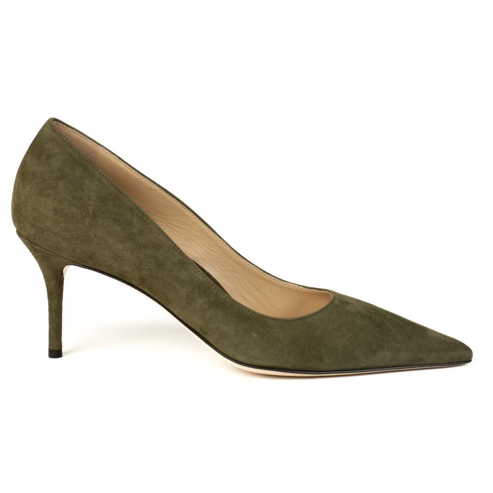 Brand New: Sage Green Suede Heels